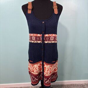 Double Zero Overall Jumper Dress M Lot O